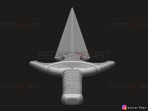 death dealer kunai - shang chi - marvel legend comics 3d print model Modèles 3D en vedette