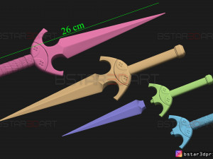 death dealer kunai - shang chi - marvel legend comics 3d print model Modèles 3D en vedette