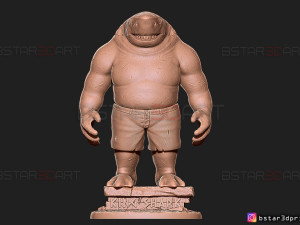 king shark - the suicide squad - dc comics - high quality details - 3d print model Modello di stampa 3D