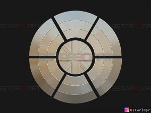 captain britain shield - marvel comics - high quality 3d print model 3Dプリントモデル
