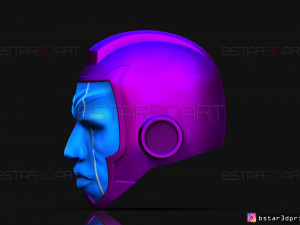 kang the conqueror helmet - marvel comics mask 3d print model Modello di stampa 3D
