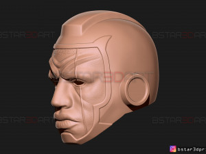 kang the conqueror helmet - marvel comics mask 3d print model Modello di stampa 3D