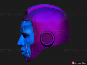 kang the conqueror helmet - marvel comics mask 3d print model Modello di stampa 3D