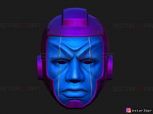 kang the conqueror helmet - marvel comics mask 3d print model Modello di stampa 3D