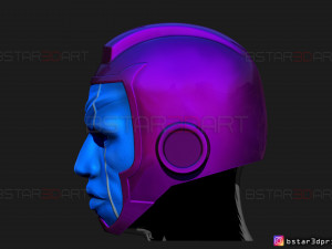 kang the conqueror helmet - marvel comics mask 3d print model Modello di stampa 3D