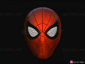 spider man mask - marvel comics 3D Print Model