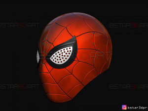 spider man mask - marvel comics 3D 打印模型