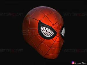 spider man mask - marvel comics 3D Print Model