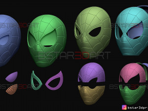 spider man mask - marvel comics 3D 打印模型