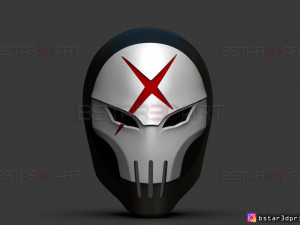 red x helmet - dc comics 3d print model 3D Print Model