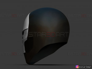 red x helmet - dc comics 3d print model 3D Print Model