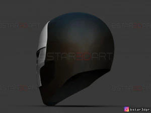 kırmızı x kask - dc &ccedil;izgi roman 3d baskı modeli 3D Baskı Modeli