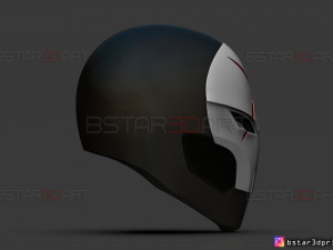 red x helmet - dc comics 3d print model 3D Print Model