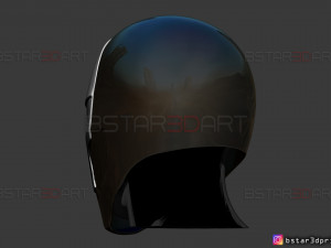 red x helmet - dc comics 3d print model 3D Print Model