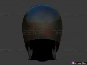 kırmızı x kask - dc &ccedil;izgi roman 3d baskı modeli 3D Baskı Modeli