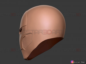 red x helmet - dc comics 3d print model 3D Print Model