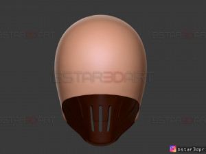 red x helmet - dc comics 3d print model 3D Print Model