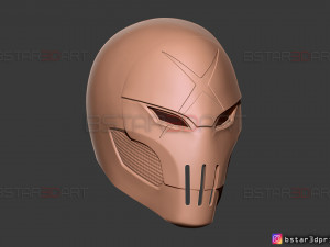 red x helmet - dc comics 3d print model 3D Print Model