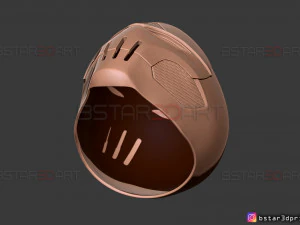 kırmızı x kask - dc &ccedil;izgi roman 3d baskı modeli 3D Baskı Modeli