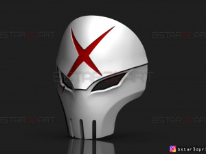 red x half mask - dc comics 3d print model 3D Принт Модель