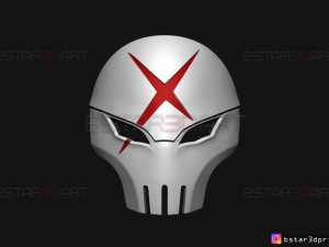 red x half mask - dc comics 3d print model 3D Принт Модель