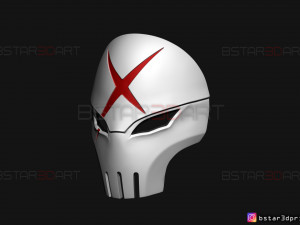 red x half mask - dc comics 3d print model 3D Принт Модель