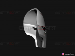 red x half mask - dc comics 3d print model 3D Принт Модель