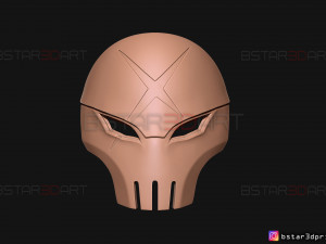 red x half mask - dc comics 3d print model 3D Принт Модель