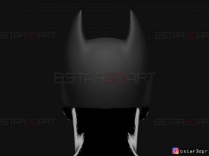 bat girl mask - dc comics 3d print model 3Dプリントモデル