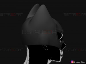 bat girl mask - dc comics 3d print model 3Dプリントモデル