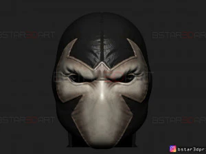 bane mask - dc comics 3d print model 3D Print Model