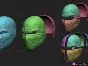 bane mask - dc comics 3d print model Modello di stampa 3D
