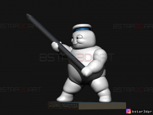 mini puft - ghostbuster after life 2021 - pencil holder 3d print model 3Dプリントモデル