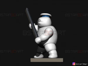 mini puft - hayattan sonra hayalet avcısı 2021 - kalemlik 3d baskı modeli 3D Baskı Modeli