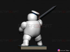 mini puft - hayattan sonra hayalet avcısı 2021 - kalemlik 3d baskı modeli 3D Baskı Modeli