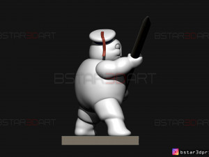 mini puft - ghostbuster after life 2021 - pencil holder 3d print model 3Dプリントモデル