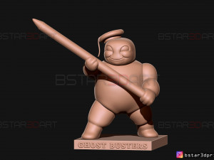 mini puft - ghostbuster after life 2021 - pencil holder 3d print model 3Dプリントモデル