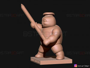 mini puft - hayattan sonra hayalet avcısı 2021 - kalemlik 3d baskı modeli 3D Baskı Modeli