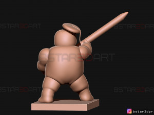 mini puft - ghostbuster after life 2021 - pencil holder 3d print model 3Dプリントモデル