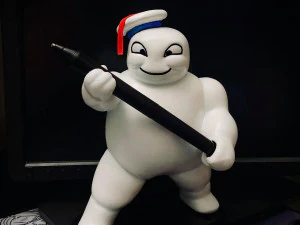 mini puft - hayattan sonra hayalet avcısı 2021 - kalemlik 3d baskı modeli 3D Baskı Modeli