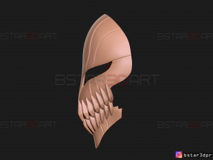 hollow mask - kurosaki ichigo - bleach 3d print model 3Dプリントモデル