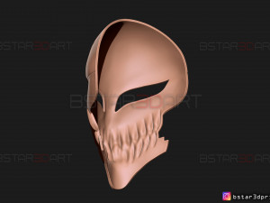 hollow mask - kurosaki ichigo - bleach 3d print model 3Dプリントモデル