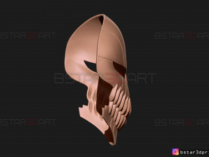 hollow mask - kurosaki ichigo - bleach 3d print model 3Dプリントモデル