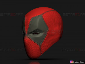deadpool mask - marvel comics 3d print model 3D Принт Модель