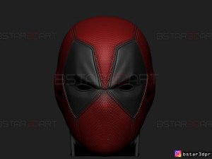 deadpool mask - marvel comics 3d print model 3D Принт Модель