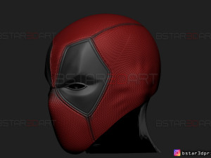 deadpool mask - marvel comics 3d print model 3D Принт Модель