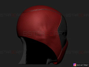 deadpool mask - marvel comics 3d print model 3D Print Model