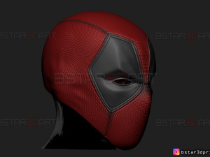 deadpool mask - marvel comics 3d print model 3D Принт Модель