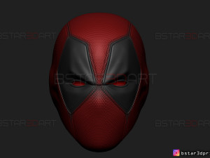 deadpool mask - marvel comics 3d print model 3D Принт Модель