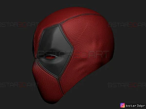 deadpool mask - marvel comics 3d print model 3D Print Model
